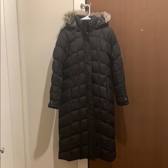 eddie bauer long down coat